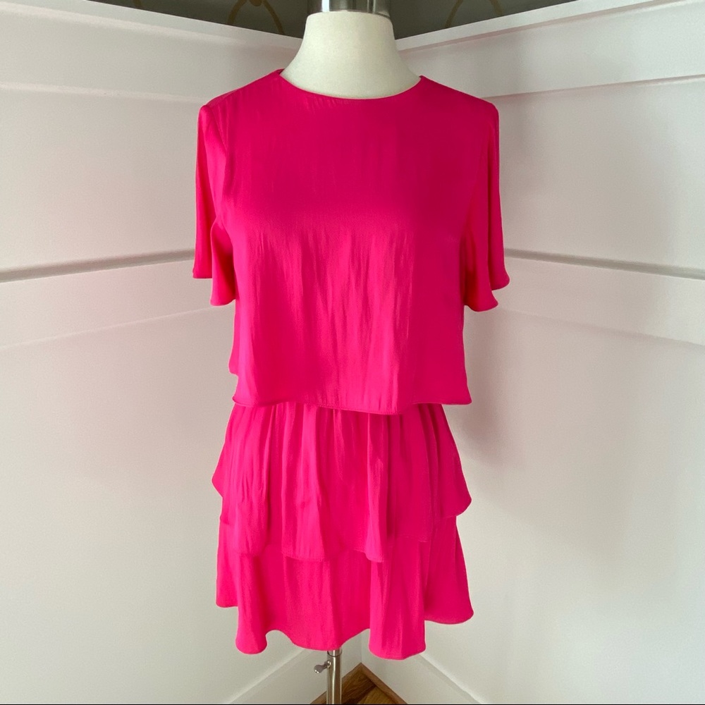 Zara Hot Pink Mini Dress size xs